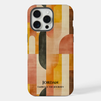 Warm Gradient Abstract Phone Case – Retro Elegance