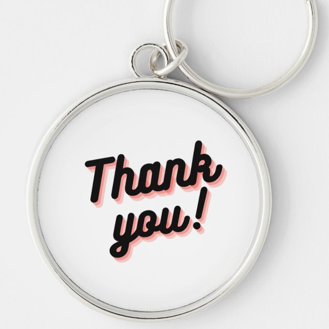 Warm Gradient Keyring (Front)