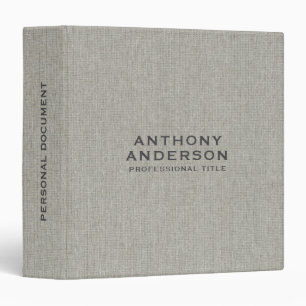 Warm Gray Fabric Texture  Binder