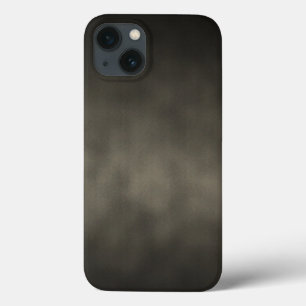 Warm Gray Goth Ombre Background Art iPhone 13 Case