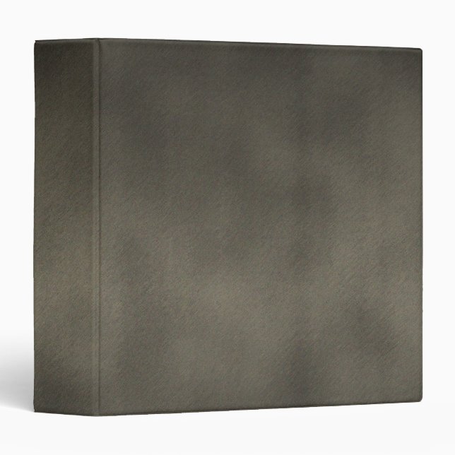 Warm Grey Goth Ombre Background Art Binder (Front/Spine)