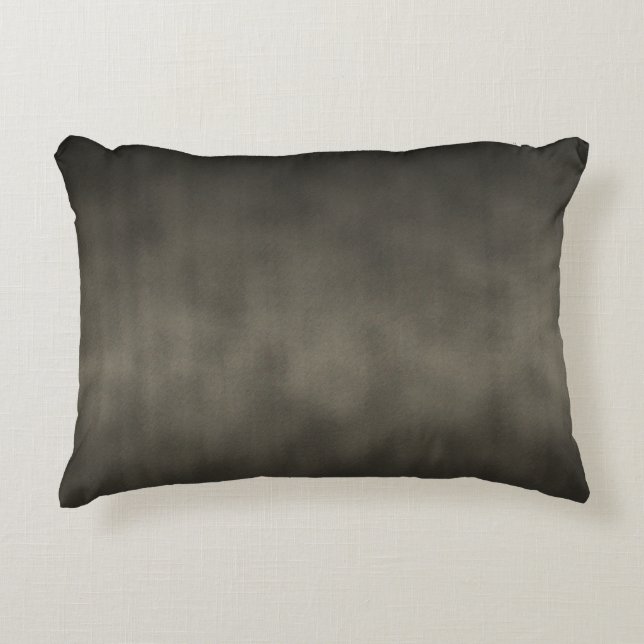 Warm Grey Goth Ombre Background Art Decorative Pillow (Front)