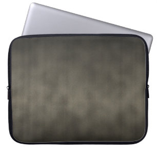 Warm Grey Goth Ombre Background Art Laptop Sleeve