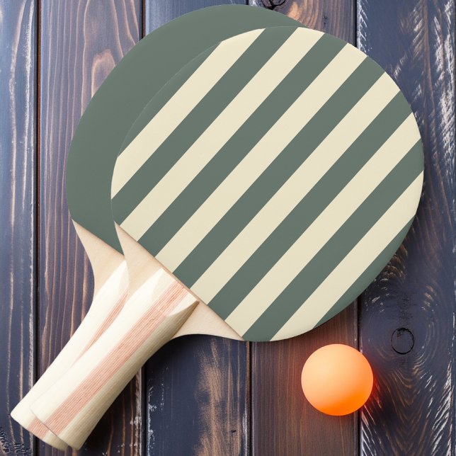 Warm Grey Polo Striping and Solid Ping Pong Paddle (Creator Uploaded)