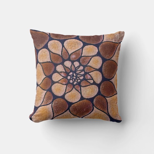 Warm Impressions Throw Pillow (Front)