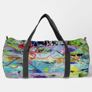 Warm Layers by Lydia's Art Sangria Duffle Bag
