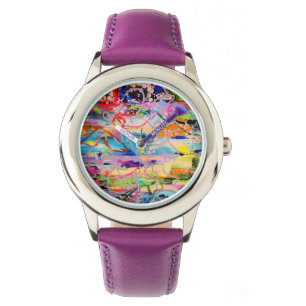 Warm Layers by Lydia's Art Sangria Watch