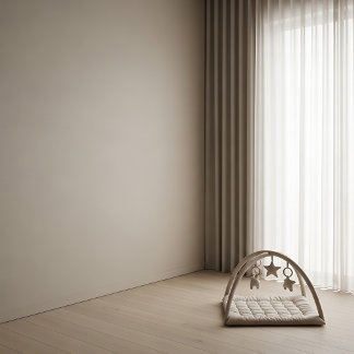 Warm Light Grey Baby Wallpaper Balanced Nursery