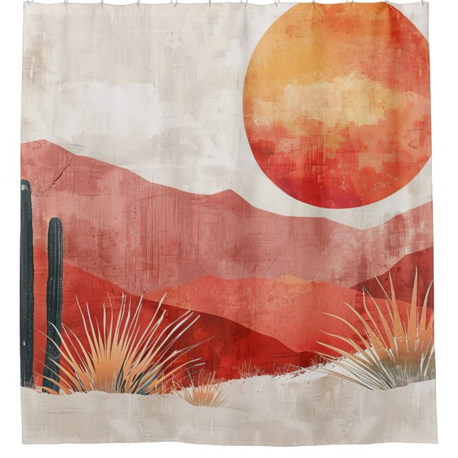 Warm Minimalist - Abstract Boho Desert Landscape (Front)
