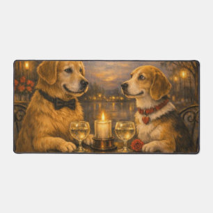 Warm Moments Dog Date Night Desk Mat