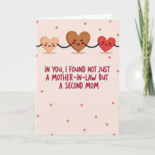 Warm Mothers Day Loving Hearts Art Card