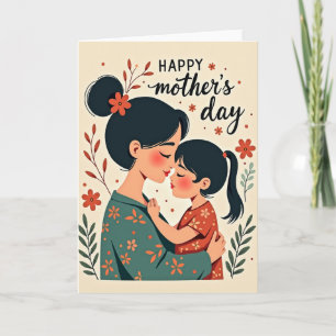 Warm Mothers Day Portrait Card