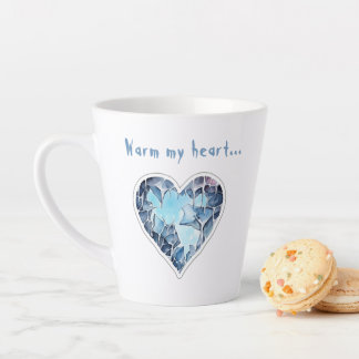 Warm my icy heart, personnalisé latte mug