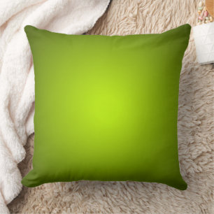 Warm Natural Greens Throw Pillow