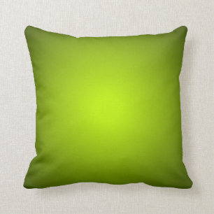 Warm Natural Greens Throw Pillow