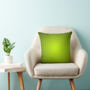 Warm Natural Greens Throw Pillow