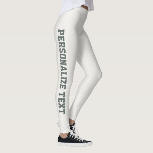 Warm Neutral Dark Metallic Shimmers Personalized Leggings
