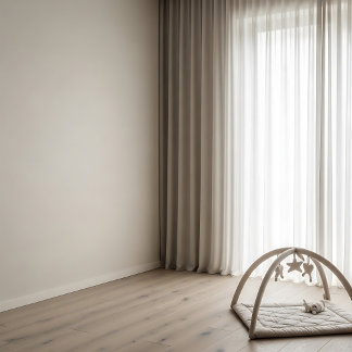Warm Off-White Baby Wallpaper Calm Nursery Wall