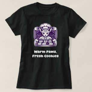 Warm Paws Fresh Cookies Cozy Baking Delights T-Shirt