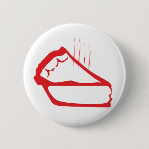 Warm Pie Slice 2 Inch Round Button