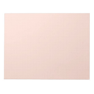 Warm Pink Light Dot Grid Notepad