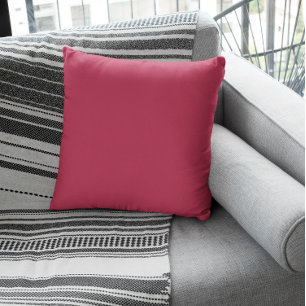 Warm Pink Throw Pillow