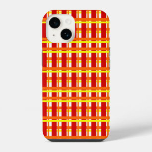 Warm Plaid iPhone 14 Case