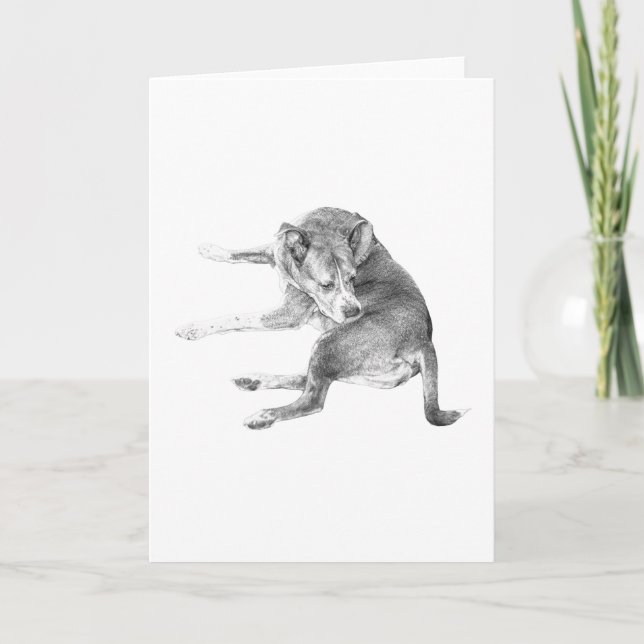 Warm Pup Hello Card (Front)