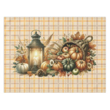 Warm Red and Orange Farmhouse Thanksgiving