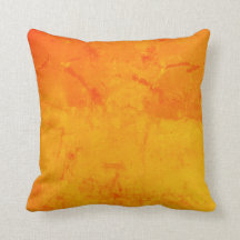 warm red and yellow cushion