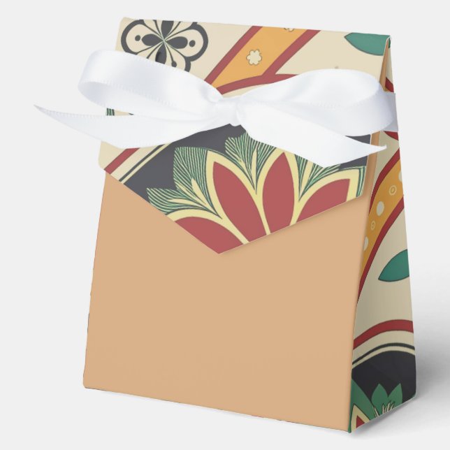 Warm Sand Favour Box – Customizable Gift Packaging (Front)
