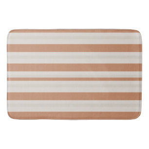 Warm Sand Stripe Bath Mat