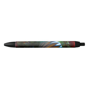 Warm Silver Black Ink Pen