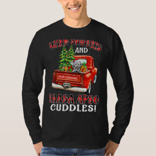 Warm Snuggles And Lhasa Apso Cuddles Truck Tree Ch T-Shirt