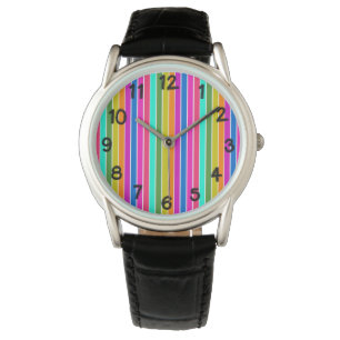 Warm Spring Stripes Watch