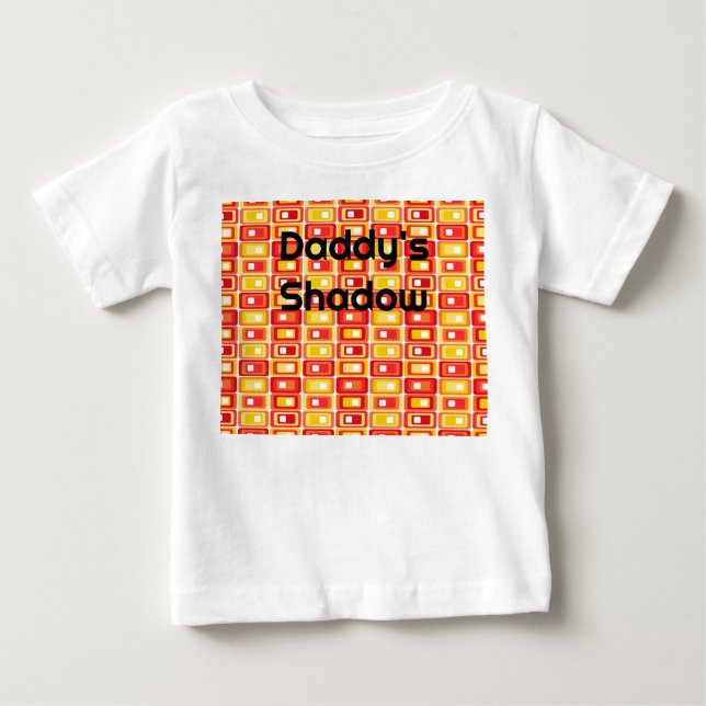 Warm Stacked Rectangles  Baby T-Shirt (Front)