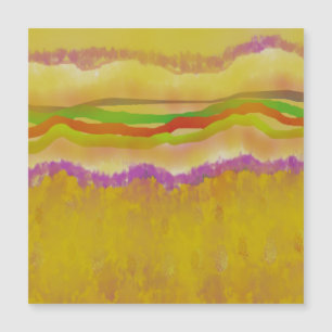 Warm Sun and Corn art design abstract Postcard