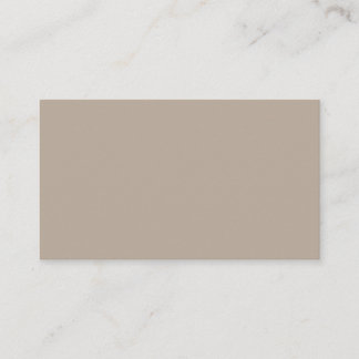 Warm Taupe Wedding Place Card