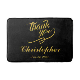 Warm Thank You Bath Mat for Special Days