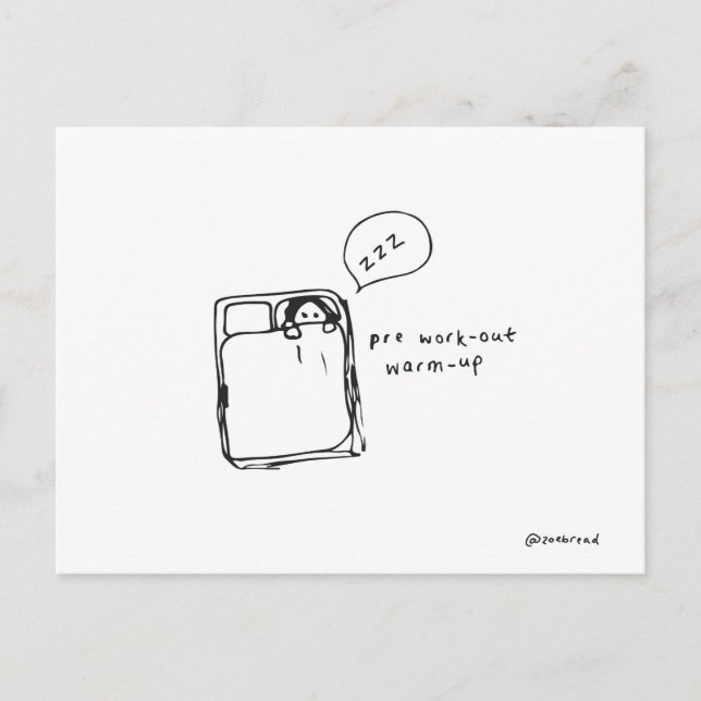 warm-up postcard (Front)