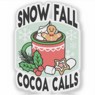 Warm Up with Snow Fall Cocoa Calls - Winter Drink