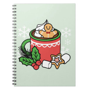 Warm Up with Snow Fall Cocoa Calls - Winter Drink Notebook