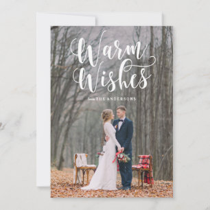 Warm Warm Holiday Overlay Carte photo