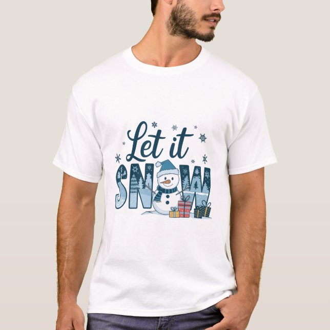Warm winter cozy designs for festive times T-Shirt (Front)