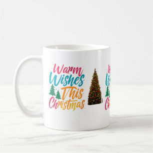 Warm Wishes 11 oz Classic Christmas Mug