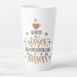 Warm Wishes and Marshmallow Kisses Latte Mug