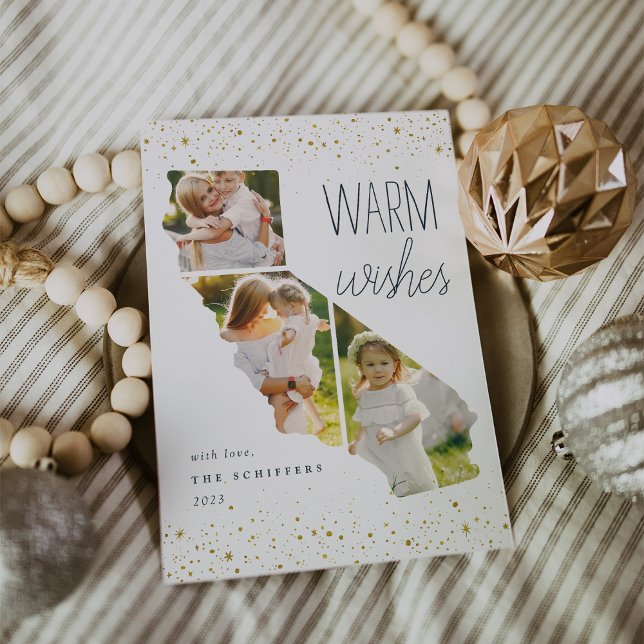 Warm Wishes | California Holiday Photo Card (Creator Uploaded)