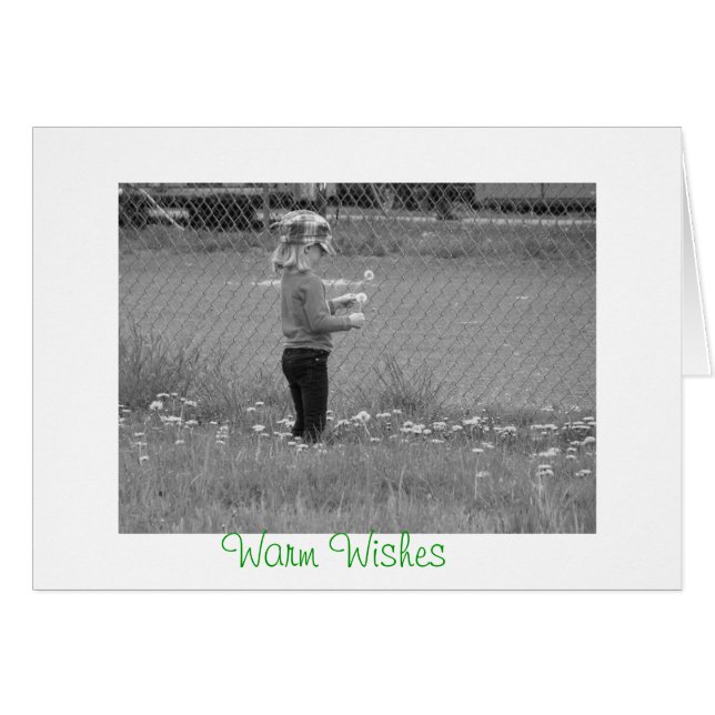 Warm Wishes Card (Front Horizontal)