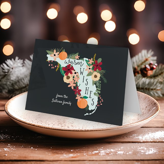 Warm Wishes From Florida Holiday Card (Creator Uploaded)