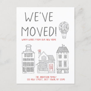 Warm Wishes from Our New Home We've Moved Announcement Postcard